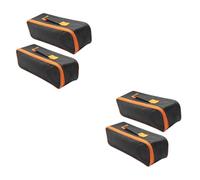 Mipcase 2sets Portable Vacuum Cleaner Storage Bag Kit Durable Organizer Case for Car Accessories Easy to Carry and Fold for Automotive and Home Use Black 2pcs*2