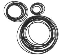 Mipcase 30pcs 1.2mm Square Recorder Rubber Belts Flat Cassette Player Replacement Belts for Dvd Drives and Tape Decks, Compatible with Minidisc Players and Recorders, 30-135mm Length