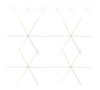 Mipcase 30pcs Metal Snowflake Wire Forms for Jewelry Making, 9.5cm Bead Wire Frames 6 Branches, DIY Christmas Pendant Craft Decorations for Holiday Ornament Projects