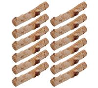 Mipcase 30pcs Natural Wood Log Sticks for DIY Crafts, 1cm Diameter X 10cm Length Wooden Branches for Decoration and Crafting Projects in Rustic Farmhouse Style