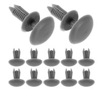 Mipcase 30pcs Universal Automotive Car Fastener Clips Gray Plastic Push Rivet Retainer Pins for Interior and Exterior Trim Panel Body Clips Repair