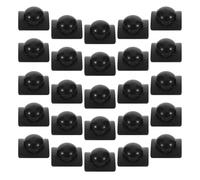 Mipcase 30pcs Waterproof Rubber Flashlight Switch Caps, Micro Switch Button Covers for Replacement Push Button Lock, Sturdy Flashlight Parts Suitable for Repair and Industrial Use