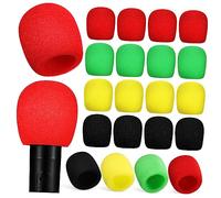 Mipcase 32pcs Thickened Sponge Cover for Microphone Mic Covers Microphone Protector for Streaming Podcast Recording