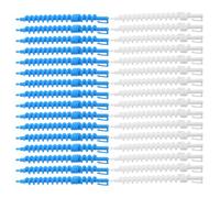 Mipcase 36pcs Spiral Curl Rods Heatless Perm Rollers for Natural Hair Care Plastic Hair Curlers with Spiral Thread Pattern Lightweight Salon Styling Tools for Women