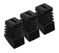 Mipcase 3pcs Anti-slip Rubber Drum Stand Feet Covers Drum Rack Foot Protectors for Percussion Instruments Sturdy Kit Accessories Suitable for Set Rack Maintenance