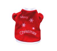 Mipcase 3pcs Christmas Dog Costume Snowflake Winter Coat Warm Pet Outfits Hoodies for Dogs Winter Coat Christmas Clothes