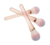 Mipcase 3pcs Contour Brush Makeup Powder Brush Double Sided Plastic Fibre Pink for Blending Highlighting Travel Beginners Professionals