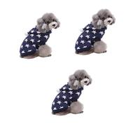 Mipcase 3pcs Dog Christmas Cloth Small Dog Clothes Dog Winter Clothes Puppy Sweaters for Small Dogs Halloween Costumes Small Dog Costume Dog Hoodie Pet Party Clothes Christmas Pet Sweater