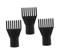 Mipcase 3pcs Hair Dryer Comb Attachment Nozzles Pet Blow Dryer Nozzle Versatile for Dogs Cats Home Pet Salons