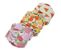 Mipcase 3pcs Reusable Squirrel Diapers for Small Animals Hamsters and Sugar Gliders, Washable Polyester Material with Convenient Maintenance and Waist Circumference 14-15cm