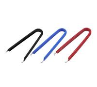 Mipcase 3pcs U-Shape Ic Chip Extractor Tweezers Set with Precision Grabber for Tiny Electronic Components, Multi-Color Clamp Tool for Circuit Board Repair and Electronics Random Color