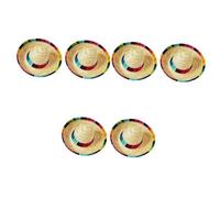 Mipcase 3sets Dog Hats for Small Dogs Hair Hoop Hat Headwear Fun and Happy Atmosphere 2pcs*3 Random Color