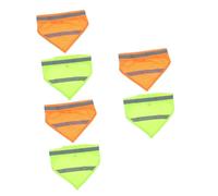 Mipcase 3sets Reflective Pet Scarf Dog Bandana High Visibility Neckerchief for Night Safety Medium Dogs 2pcs*3