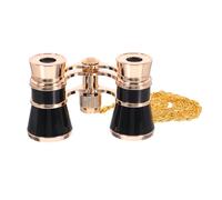 Mipcase 3x25 Metal Opera Glasses Night Vision Binoculars with Chain, Wide-angle HD Handheld Telescope for Adults, Portable Mini Binoculars for Theater, Bird Watching, and Outdoor