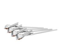 Mipcase 4 Pcs Iron Test Tube Holder Clamps for Laboratory Clamp Stand Heat Resistant Flask and Beaker Support Chemistry Lab Equipment for Science Experiments and Research