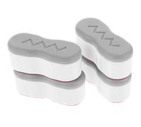 Mipcase 4 Pieces Plastic Toilet Seat Buffer Pads Universal Toilet Lid Bumpers with Cushioning Gaskets for Bathroom Suitable for Standard Round Seats