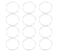 Mipcase 40pcs E-1st Steel Acoustic Guitar Replacement Strings Single High E String Metal Acoustic and Electric Guitar Set for Stage and Studio Performance