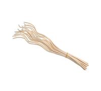 Mipcase 40pcs Rattan Diffuser Sticks Wavy Aroma Replacement Sticks for Home Fragrance Natural Color 280mm Long for Essential Oil Diffusers and Scented Decor