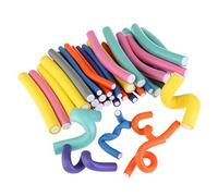 Mipcase 42pcs Hair Curling Flex Rods Hair Curlers No Heat Perm Rollers for Spiral Curls