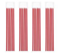 Mipcase 48pcs 2.0mm Red Carpenter Pencil Leads Set for Woodworking, Construction, and Wood Assembly - Mechanical Tracer Pencil Refills for Deep Hole Marking and Drafting