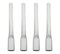 Mipcase 4pcs 8.6 Inch Wheelchair Brake Extenders Silver Handle Extension for Reclining Transport Chairs, Assistive Wheelchair Brake Handle Attachments for Elderly and Disabled Mobility