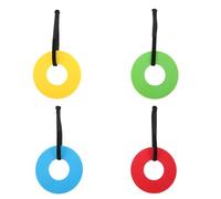 Mipcase 4pcs Adjustable Soccer Goal Targets with Straps, 19.5cm Football Training Discs for Youth Soccer Practice, Skills Development and Shooting Accuracy in Football Training Sessions