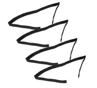 Mipcase 4pcs Black Nylon Hoverboard Seat Attachment Straps 25x700mm with Hook and Loop Fastening, Scooter Pull Straps for Electric Self-balancing Scooters, Secure Go-kart and Skateboard