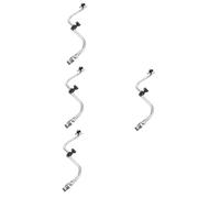 Mipcase 4pcs Foldable Bike Umbrella Holder Mount for Bicycle Clamp Bracket for Rainy Days Cycling