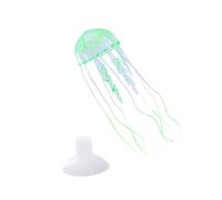 Mipcase 4pcs Glowing Effect Jellyfish Fish Tank Decor Big Realistic Artificial Jellyfish Odorless Aquarium Ornament for Freshwater Saltwater Tanks