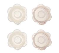 Mipcase 4pcs Invisible Anti-Friction Silicone Foot Pads, 0.2mm Ultra-Thin and Nude Self-Adhesive Blister Prevention Cushions for Heel Protection in High Heels and Daily Shoe Wear