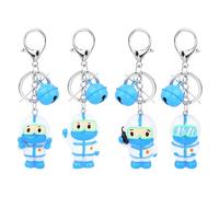 Mipcase 4pcs Medical Staff Commemorative Keychains Set, Random Style Adorable Doll Key Ring Pendant Decor for Nurses and Healthcare Workers, Cute Key Chain Accessories for Everyday Carry