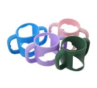 Mipcase 4pcs Silicone Milk Bottle Handles Grip Holder for Transition from Bottle to Cup Easy Carry