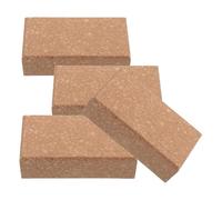 Mipcase 4pcs Ski Polishing Cork Block 11cm Natural Cork for Snowboard