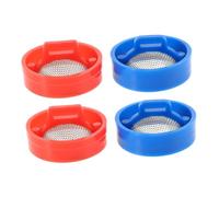 Mipcase 4pcs Washing Machine Inlet Valve Filter Screen Replacement Iron Mesh for Water Filter Easy Installation Washer Parts