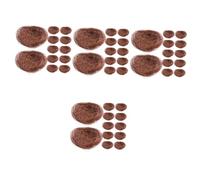 Mipcase 4sets Bird Nest Ornament Outdoor Bird Decor Ornament Garden Decor 12pcs*4