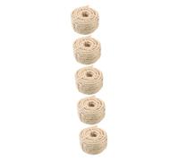 Mipcase 5 Rolls Cat Tree Rope Cuttable Sisal Home Accessories Cat Scratch Mat Base