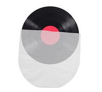Mipcase 50PCS CD Protector Sleeves Clear CD Inner Bags Durable Flap Design for Easy Access Enhanced Protection Against Scratches and Data Corruption