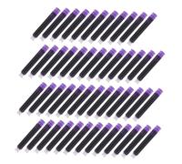 Mipcase 50pcs Erasable Ink Fountain Pen Refill Office Stationery for Writing Practice Compatible Pen Ink Absorption Tools
