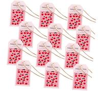 Mipcase 50pcs Floral Fruit Thank You Tags with String Paper Gift Labels for Wedding Party Favors Homemade Jams Baked Goods Packaging Guests Appreciation Decorations