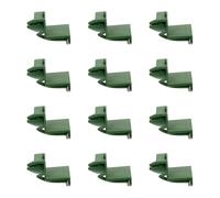 Mipcase 50pcs Green Wedding Brooch Lock Catch Pins DIY Corsage Clips Buttonhole Brooches for Bridal Boutonniere, Clothing and Sweater Accessories for Ceremony and Celebration