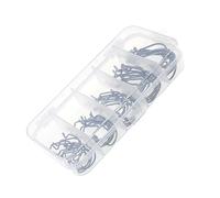 Mipcase 50pcs Wide Belly Crank Hooks High Carbon Steel Fishing Hooks Barbless Texas Rig Tackle for Angling