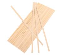 Mipcase 50pcs Wood Sticks for Crafts Natural Texture Hardwood Craft Sticks Easy to Work with Wood for Making for DIY Projects and Sculptures