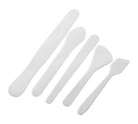 Mipcase 5pcs 304 Stainless Steel Beauty Spatulas Set for Face Masks and Eye Cream, Small Reusable Metal Cosmetic Spoons for Skincare Creams Application in Daily Facial Care