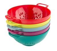 Mipcase 5pcs Abs Drain Basket Set for Kitchen Use Vegetable Colander and Washing Storage Holder Sturdy and Lightweight Storage Basket for Housewarming Random Random Color