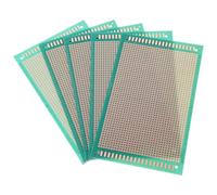 Mipcase 5pcs Single Sided Solderable Pcb Circuit Boards Fiberglass Resin Prototyping Electronic Project Boards for DIY Experiments and Circuit Design