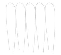 Mipcase 5pcs Stainless Steel Long Extension Protective Springs for Water Hoses, Flexible Tube Hose Protectors with Polished Steel Tension, Suitable for Plumbing and Construction Tools