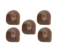 Mipcase 5pcs Sturdy Flute Button Pads Rubber Bricks Flute Accessories with Easy Installation and Convenient Storage for Smooth Button Mute Use