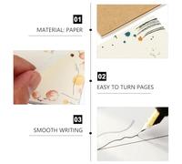 Mipcase 600pcs Self-adhesive Notes Pad with Simple Frame Design, Portable Sticker Memo Pads for Students and Office Use, Dreamland Theme Adhesive Notes for School and Home Organization