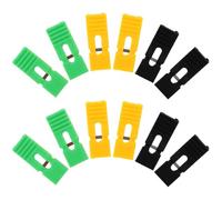 Mipcase 60pcs 2.54mm Standard Pin Header Jumper Caps Assorted Black Yellow Green Circuit Board Shunts Short Circuit Connectors for Hard Drive and DIY Electronics Random Color