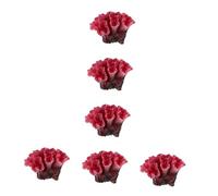 Mipcase 6pcs Artificial Coral Reefs Reef Decorations Neon Hermit Crab Tank Accessories Fish Tank Coral Fake Aquarium Coral Decorations for Aquarium Decorations Fish Tank Plants Sea